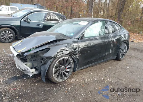 2022 Tesla Model Y Performance Dual Motor All-Wheel Drive из США, поврежденный, VIN 7SAYGDEF6NF531105